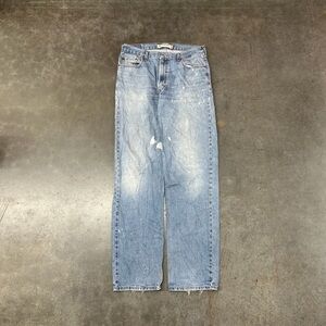 VTG Levi’s 550 Relaxed Fit Jeans Light Wash Distressed Men’s Size 36x36